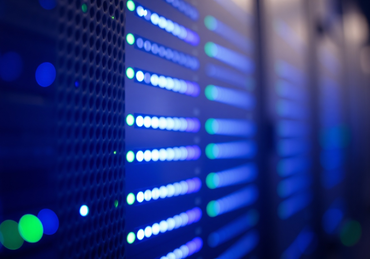 StatusBewaker server room — redundant monitoring infrastructure hosted in the Netherlands